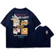画像6: unisex Box Looney Tunes Bugs Bunny Print   T-shirt   　ボックスルーニー・テューンズ バッグスバニープリント 半袖ラウンドネック Tシャツ ユニセックス 男女兼用 (6)