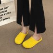 画像9: Mesh net bag head thick sole half slippers sandals 　プラットフォーム厚底メッシュ厚底ハーフスリッパサンダル (9)