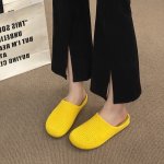画像9: Mesh net bag head thick sole half slippers sandals 　プラットフォーム厚底メッシュ厚底ハーフスリッパサンダル (9)