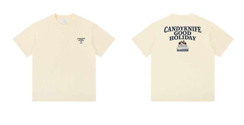 画像4: unisex Retro mountain outdoor camping print  T-shirt   レトロマウンテンアウトドアキャンププリント 半袖ラウンドネック Tシャツ ユニセックス 男女兼用 (4)