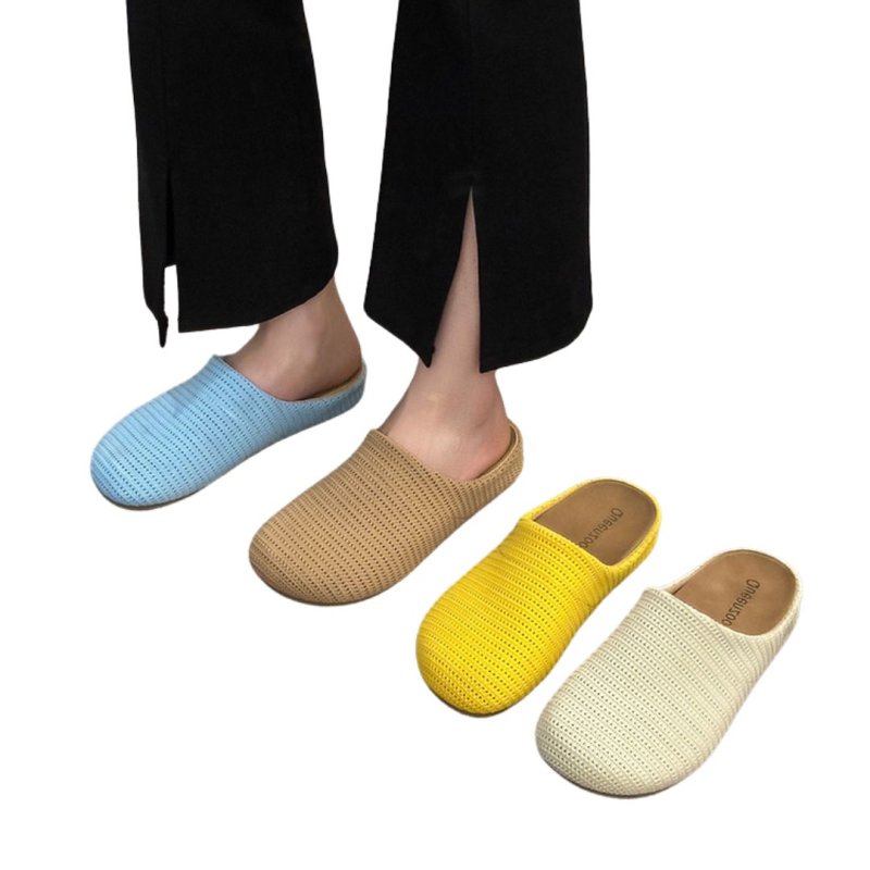 画像5: Mesh net bag head thick sole half slippers sandals 　プラットフォーム厚底メッシュ厚底ハーフスリッパサンダル (5)
