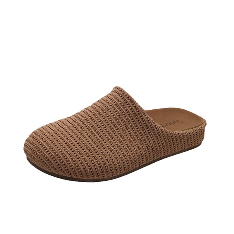 画像2: Mesh net bag head thick sole half slippers sandals 　プラットフォーム厚底メッシュ厚底ハーフスリッパサンダル (2)