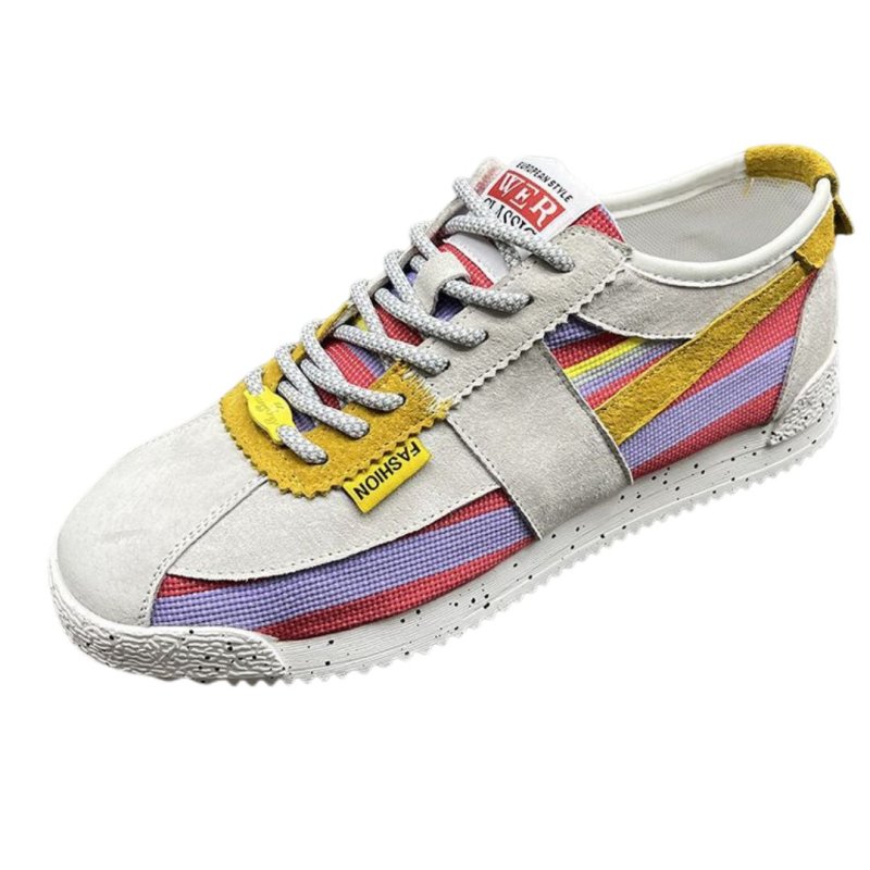 画像3: Colorful breezeable lace-up sneakers Shoes　ユニセックス 男女兼用カラフルカラーブリーザブルレースアップスニーカー (3)