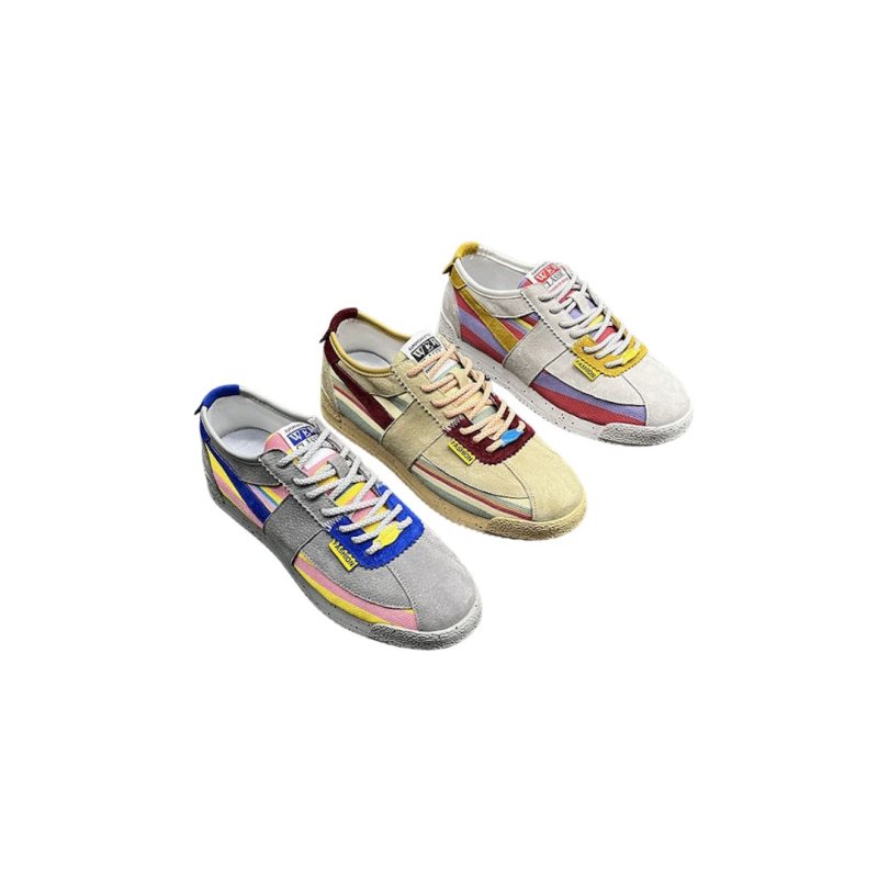 画像4: Colorful breezeable lace-up sneakers Shoes　ユニセックス 男女兼用カラフルカラーブリーザブルレースアップスニーカー (4)