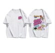 画像1: powerful girls print Tshirts 　男女兼用 パワフルガールズコミックプリント 半袖 Tシャツ (1)