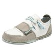 画像1: Velcro and lace-up bicolor canvas  Sneaker Shoes　ユニセックス 男女兼用ベルクロ＆レースアップバイカラーキャンバススニーカー (1)