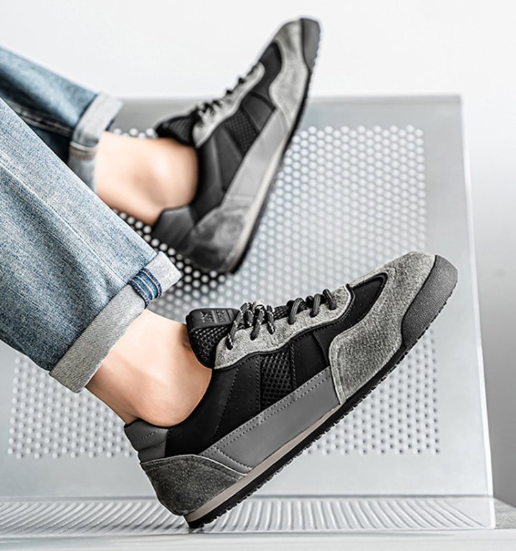 画像7: Soft sole breathable lace-up Sneaker Shoes　ユニセックス 男女兼用ソフトソールブリーザブルレースアップスニーカー (7)