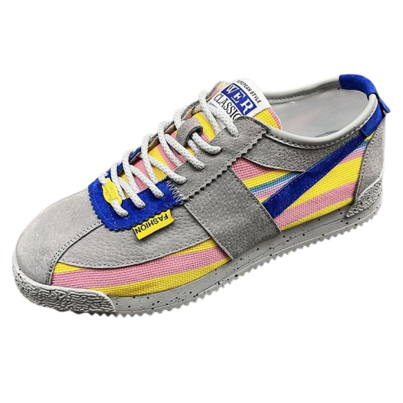 画像2: Colorful breezeable lace-up sneakers Shoes　ユニセックス 男女兼用カラフルカラーブリーザブルレースアップスニーカー (2)