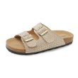 画像2: Thick Rhinestone Soft Sole Sandals Slippers 　プラットフォーム厚底ラインストーンベルトサンダルスリッパ (2)