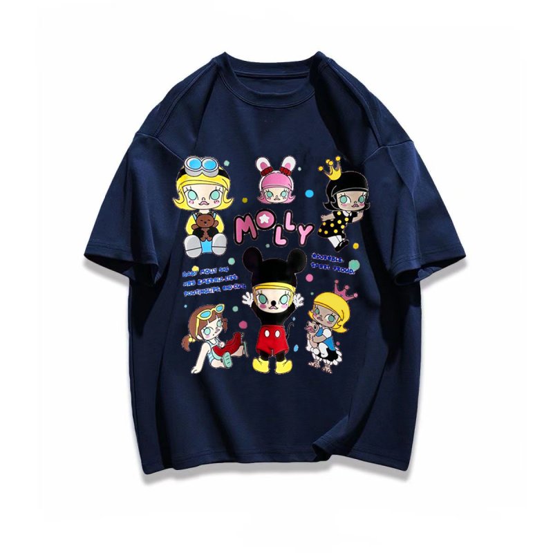 画像7: Pop Mart Molly Mickey Costume print Tshirts 　男女兼用ポップマートモリ―ミッキーコスチュームコミックプリント 半袖 Tシャツ (7)