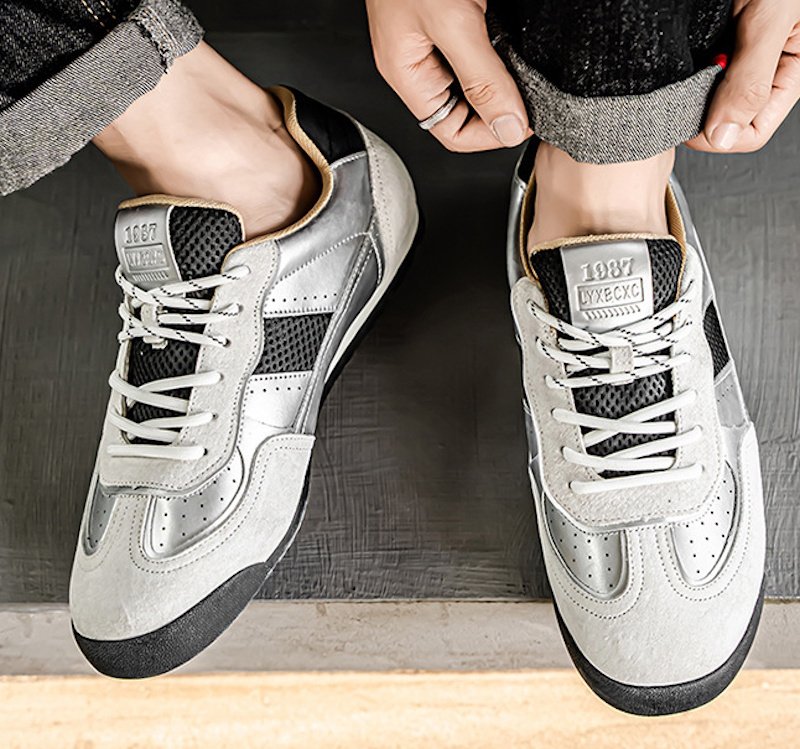 画像8: Soft sole breathable lace-up Sneaker Shoes　ユニセックス 男女兼用ソフトソールブリーザブルレースアップスニーカー (8)