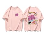 画像3: powerful girls print Tshirts 　男女兼用 パワフルガールズコミックプリント 半袖 Tシャツ (3)