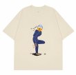 画像1: unisex OH MY GOD Scream print  T-shirt   　OH MY GODスクリーム プリント 半袖ラウンドネック Tシャツ ユニセックス 男女兼用 (1)