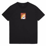 画像1: unisex box alice in wonderland Print T-shirt   ボックス不思議の国のアリスプリント 半袖ラウンドネック Tシャツ ユニセックス 男女兼用 (1)