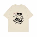 画像3: unisex DJ Dog dog print  T-shirt   DJドッグプリント 半袖ラウンドネック Tシャツ ユニセックス 男女兼用 (3)