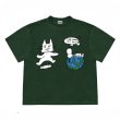 画像7: unisex JUST BE YOU Snoopy & Skateboard Cat Graphic Print  T-shirt   　 JUST BE YOUスヌーピー＆スケボーキャット グラフィックプリント 半袖ラウンドネック Tシャツ ユニセックス 男女兼用 (7)