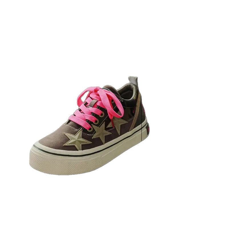 画像4: Canvas Star Camouflage Point lace-up sneakers Shoes　ユニセックス 男女兼用キャンバス スター迷彩ポイントレースアップスニーカー (4)