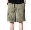 画像1: Unisex Cactus & Smile Graphic Print Half-length Shorts pants　 男女兼用  ユニセックス サボテンカクタス＆スマイルグラフィックプリント5分丈ハーフパンツヒップホップ ストリートダンス カジュアル  (1)