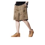 画像2: Unisex Cactus & Smile Graphic Print Half-length Shorts pants　 男女兼用  ユニセックス サボテンカクタス＆スマイルグラフィックプリント5分丈ハーフパンツヒップホップ ストリートダンス カジュアル  (2)
