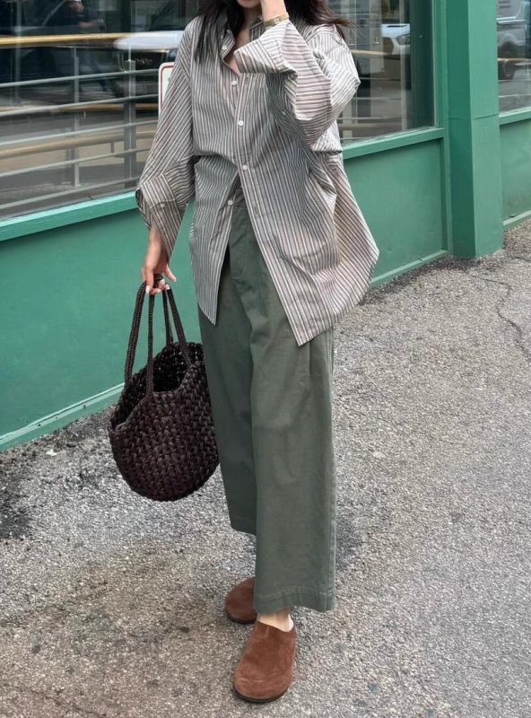 画像15: Ester simple straw basket bag tote shoulder bag 　 シンプルストローかご籠トートショルダーバッグバスケットバッグ (15)