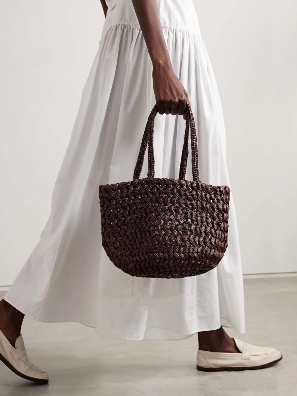 画像3: Ester simple straw basket bag tote shoulder bag 　 シンプルストローかご籠トートショルダーバッグバスケットバッグ (3)