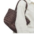 画像1: Ester simple straw basket bag tote shoulder bag 　 シンプルストローかご籠トートショルダーバッグバスケットバッグ (1)