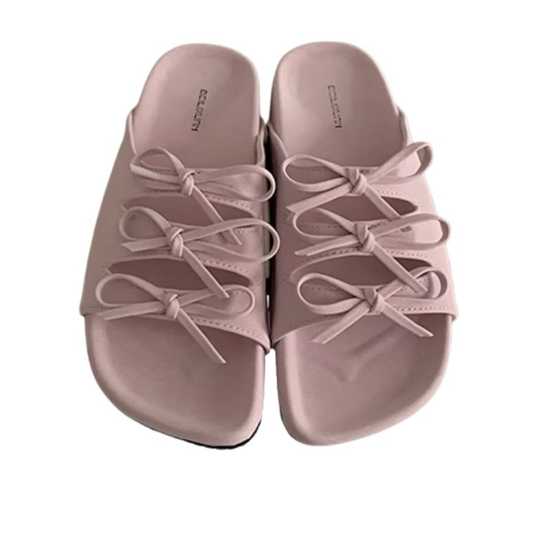 画像8: Ribbon bow flat sandals Slippers 　リボンス蝶結びフラットサンダルスリッパ (8)