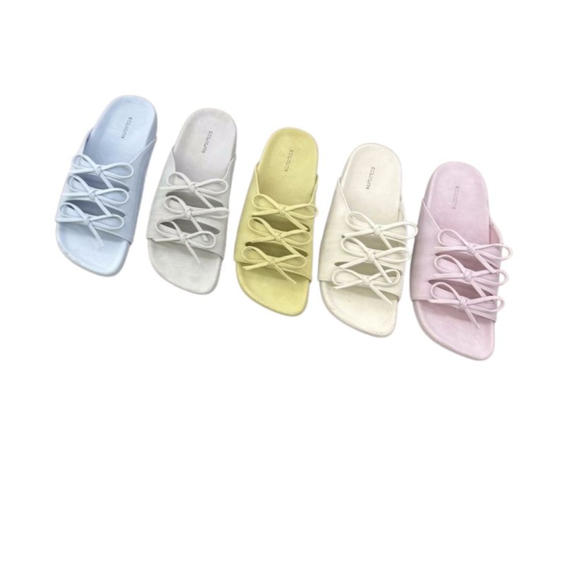 画像10: Ribbon bow flat sandals Slippers 　リボンス蝶結びフラットサンダルスリッパ (10)