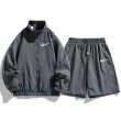 画像13: 25 Unisex ‎Not Rainbow Swoosh logo Nylon Set up Matching Set Jacket + Pant Short Pants ユニセックス 男女兼用 ノット レインボー スウォッシュロゴ マッチングセット ナイロン ジャージ セットアップ ウィンドブレーカー ショートパンツ 上下 (13)
