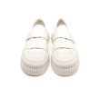 画像8: Women's Thick-soled Velcro leather sneakers all-match board shoes 　プラットフォーム厚底ベルクロレザースニーカーオールマッチボードシューズ　 (8)