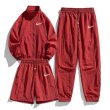 画像5: 25 Unisex ‎Not Rainbow Swoosh logo Nylon Set up Matching Set Jacket + Pant Short Pants ユニセックス 男女兼用 ノット レインボー スウォッシュロゴ マッチングセット ナイロン ジャージ セットアップ ウィンドブレーカー ショートパンツ 上下 (5)