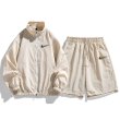 画像18: 25 Unisex ‎Not Rainbow Swoosh logo Nylon Set up Matching Set Jacket + Pant Short Pants ユニセックス 男女兼用 ノット レインボー スウォッシュロゴ マッチングセット ナイロン ジャージ セットアップ ウィンドブレーカー ショートパンツ 上下 (18)