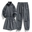画像1: 25 Unisex ‎Not Rainbow Swoosh logo Nylon Set up Matching Set Jacket + Pant Short Pants ユニセックス 男女兼用 ノット レインボー スウォッシュロゴ マッチングセット ナイロン ジャージ セットアップ ウィンドブレーカー ショートパンツ 上下 (1)