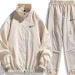 画像12: 25 Unisex ‎Not Rainbow Swoosh logo Nylon Set up Matching Set Jacket + Pant Short Pants ユニセックス 男女兼用 ノット レインボー スウォッシュロゴ マッチングセット ナイロン ジャージ セットアップ ウィンドブレーカー ショートパンツ 上下 (12)