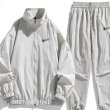 画像9: 25 Unisex ‎Not Rainbow Swoosh logo Nylon Set up Matching Set Jacket + Pant Short Pants ユニセックス 男女兼用 ノット レインボー スウォッシュロゴ マッチングセット ナイロン ジャージ セットアップ ウィンドブレーカー ショートパンツ 上下 (9)