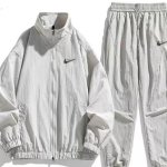 画像9: 25 Unisex ‎Not Rainbow Swoosh logo Nylon Set up Matching Set Jacket + Pant Short Pants ユニセックス 男女兼用 ノット レインボー スウォッシュロゴ マッチングセット ナイロン ジャージ セットアップ ウィンドブレーカー ショートパンツ 上下 (9)