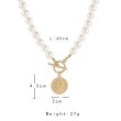 画像8: Pearl and coin toggle pendant necklace 　パール＆コイントグルペンダント ネックレス (8)