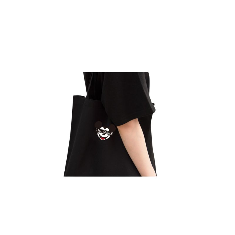 画像6: Unisex THE SMILE Mickey Mouse canvas tote shoulder bag　ユニセックス男女兼用THE SMILEミッキーマウス キャンバストートショルダーバッグ (6)