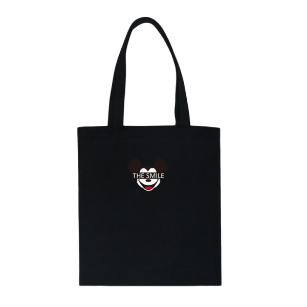 画像1: Unisex THE SMILE Mickey Mouse canvas tote shoulder bag　ユニセックス男女兼用THE SMILEミッキーマウス キャンバストートショルダーバッグ (1)