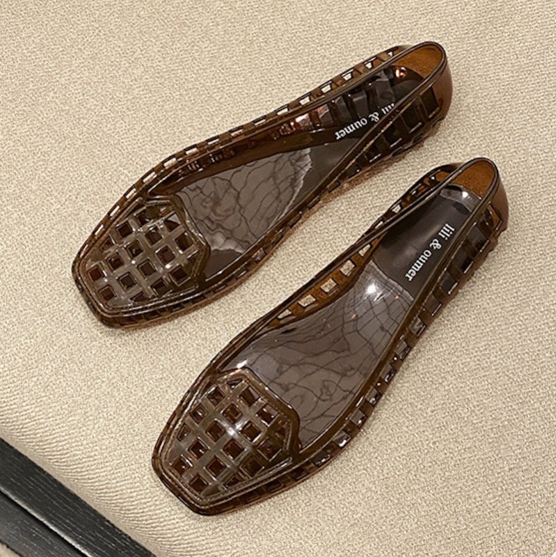 画像8: Women’s Crystal PVC Jelly Pumps Slip-On Shoes Mary Jane   クリスタル pvcゼリーパンプススリッポン　シューズ (8)