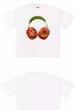 画像2: unisex Tomato Headphones Print  Print T-shirt   　トマトヘッドフォンプリント  半袖ラウンドネック Tシャツ ユニセックス 男女兼用 　  (2)