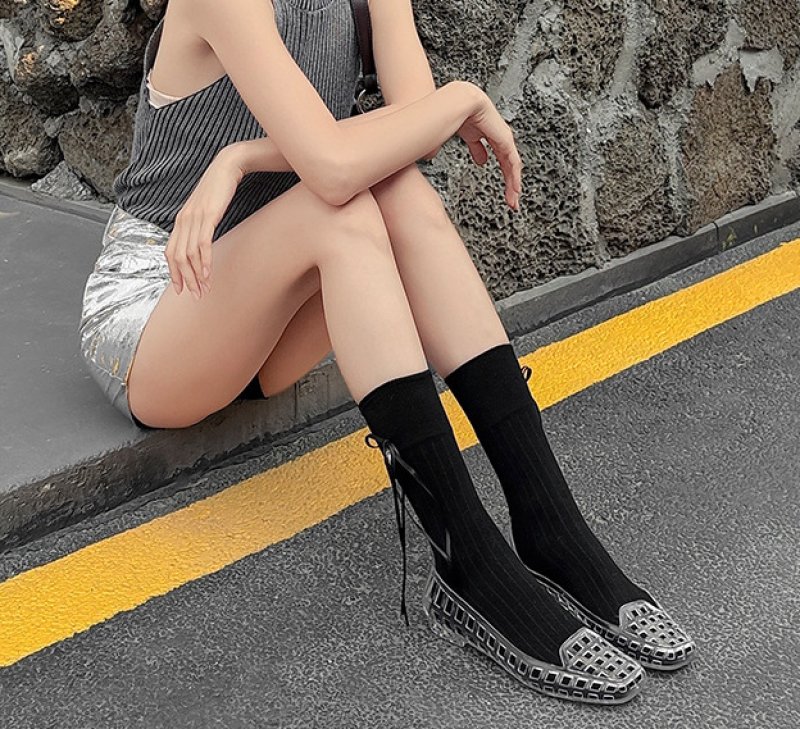 画像10: Women’s Crystal PVC Jelly Pumps Slip-On Shoes Mary Jane   クリスタル pvcゼリーパンプススリッポン　シューズ (10)