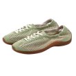 画像1: Women's Mesh lace-up ballet sneaker shoes　メッシュレースアップバレリーナスニーカー (1)