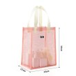画像3: Unisex Mesh Net Eyeball Large Capacity Tote Shoulder Wash Bag 　ユニセックス男女兼用メッシュ網アイボールラージキャパシティートートショルダーエコショッピングウォッシュバッグ (3)