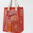 画像8: Unisex Mesh Net Eyeball Large Capacity Tote Shoulder Wash Bag 　ユニセックス男女兼用メッシュ網アイボールラージキャパシティートートショルダーエコショッピングウォッシュバッグ (8)