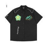 画像9: unisex American retro hip hop street racing & bowling shirt  　アメリカンレトロヒップホップストリートビンテージスタイルレーシング＆ボーリング シャツユニセックス 男女兼用 　  (9)