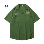 画像13: unisex American retro hip hop street racing & bowling shirt  　アメリカンレトロヒップホップストリートビンテージスタイルレーシング＆ボーリング シャツユニセックス 男女兼用 　  (13)