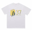 画像1: unisex 37 Simple Club Number   Print T-shirt   　37シンプルクラブナンバープリント  半袖ラウンドネック Tシャツ ユニセックス 男女兼用 　  (1)