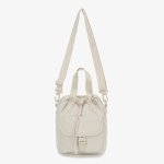 画像4: Unisex Nylon shoulder tote crossbody lightweight bag　ユニセックス男女兼用ナイロン巾着トートショルダー斜め掛けバッグ (4)