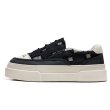 画像3: Distressed canvas platform sneakers, slip-ons Shoes　ユニセックス 男女兼用ダメージキャンバス厚底スニーカースリッポン (3)